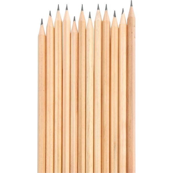 Naturel Köşeli Kurşun Kalem